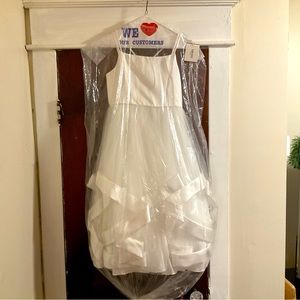 Flower girls wedding dress & Jacket! Wore for 2 hours! Size 7, clean & ready.